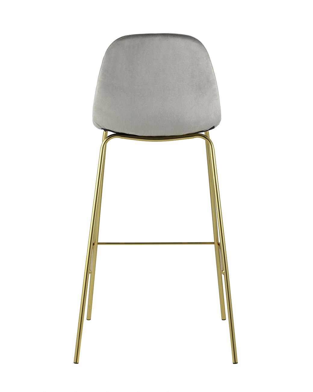 Стул барный со спинкой серый с золотыми ножками "Валенсия" STOOL GROUP  00-3882032 Серый  - Вид №2
