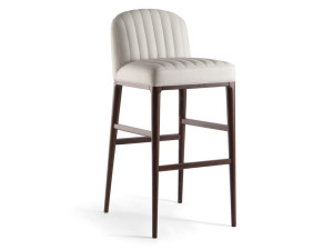 Мягкий табурет с подставкой для ног со спинкой