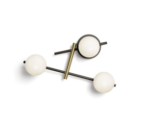 Металлический светодиодный настенный светильник