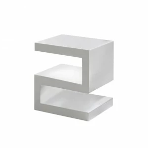 Журнальный столик дизайнерский белый 50 см Strada ESF FASHION 043987 Белый