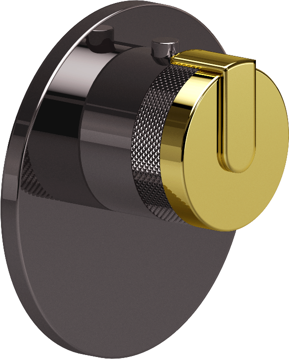 E-8027-R1PBE-L1PB-OX-T Термостатический переключатель 3/4-Внешняя часть GRAFF MOD+