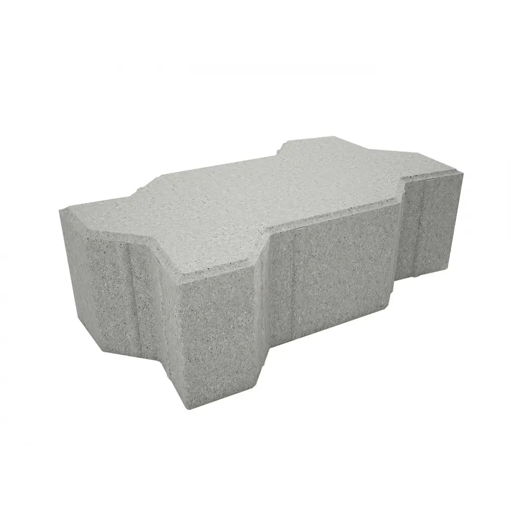 Плитка тротуарная Сигма 220x110x70 мм цвет серый 85263233 STLM-2041569 Santreyd 