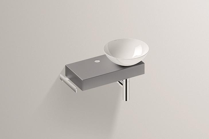 5257000083 Умывальник с тумбой, wp.pn2, белая, proshield, глазурованная Alape серия PN (Piccolo Novo) 