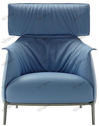 Poltrona Frau Кожаное кресло с подголовником La collezione - divani e poltrone sun-id-1453467