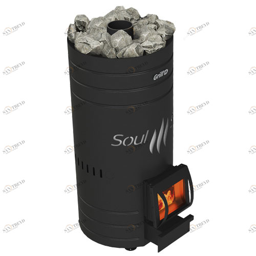 Печь для бани GRILL'D Bochka 160 Short с баком для воды 4962
