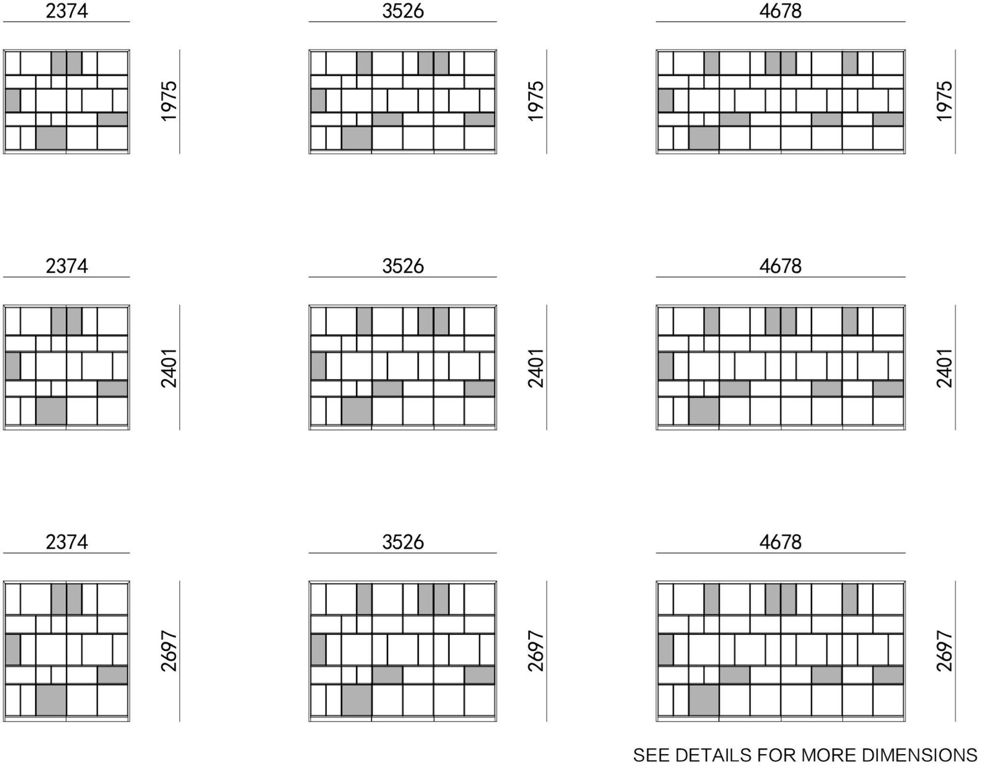 HC28 Cosmo Открытый лакированный деревянный стеллаж Rhythm 55c022 - Вид №1