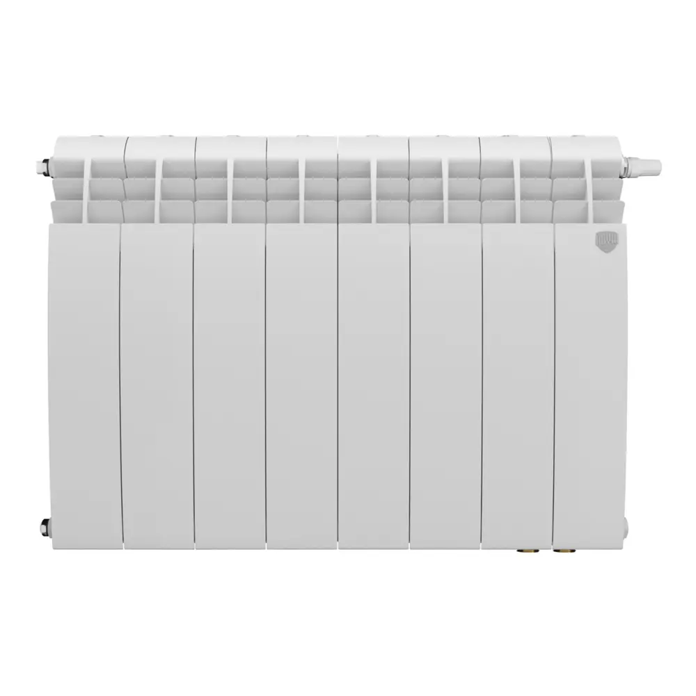 Радиатор секционный Royal Thermo Biliner 500/87 8 секций нижнее подключение биметалл белый Отсутствует STLM-2105568 - Вид №1