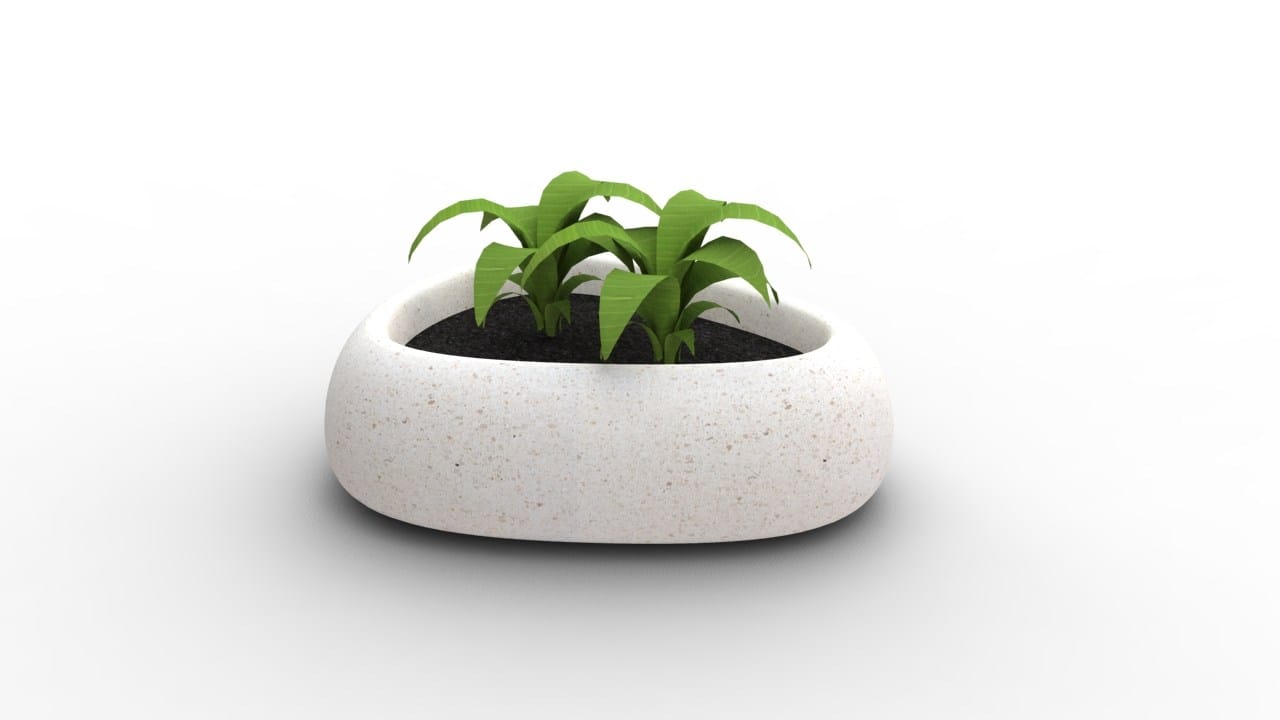 Восстановленный каменный низкий плантатор Viscio Urban Design LEAF ARCH-00022332 - Вид №13