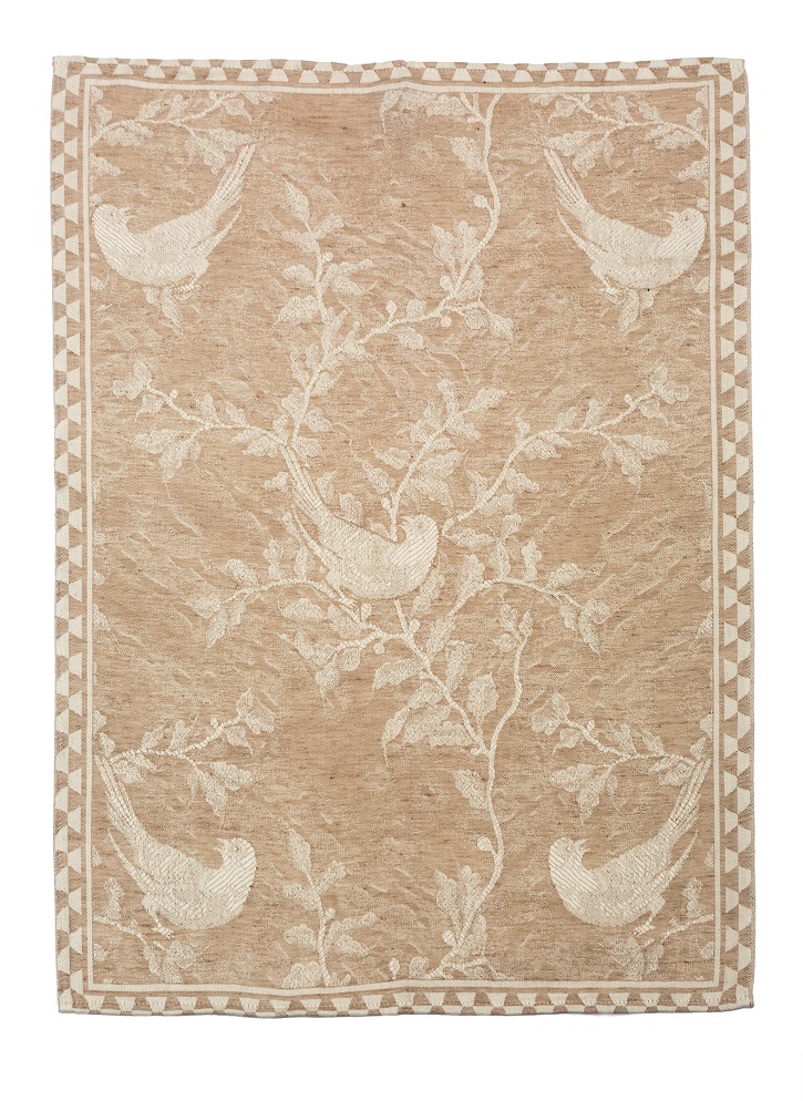 LEI_159_77 Полотенце кухонное 50/70 коричневый 50% лен 50% хлопок жаккард LEITNER Santreyd 