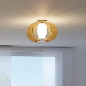 Светильник настенно-потолочный Eglo Stellato 3 1xE27x60 Вт цвет клён 18508523 STLM-2074807