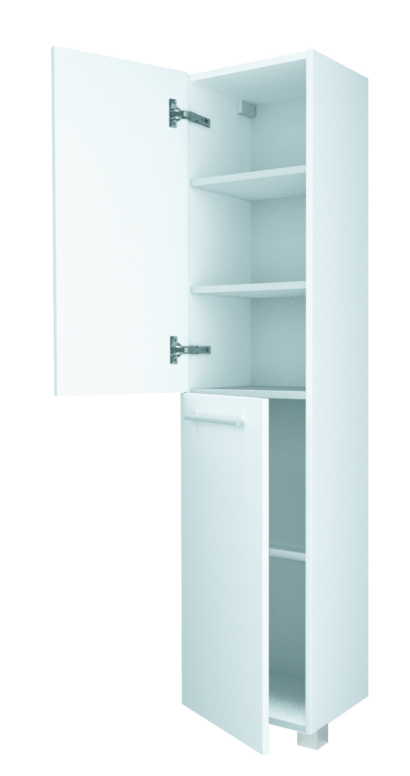 У27984 Шкаф - Пенал Соната 35Н, 2д, Белый глянец 1 Marka Соната 