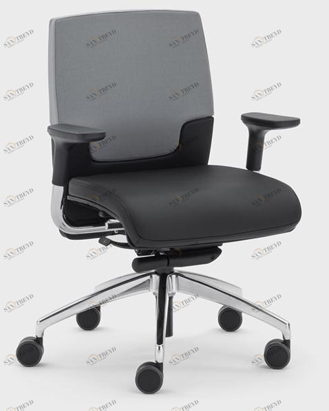 Viganò Кожаное офисное кресло с регулируемой высотой и подлокотниками Madam office sun-id-1494058