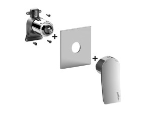 Встраиваемый смеситель для душа с пластиной