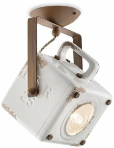 FERROLUCE Регулируемый керамический потолочный светильник Industrial C1653