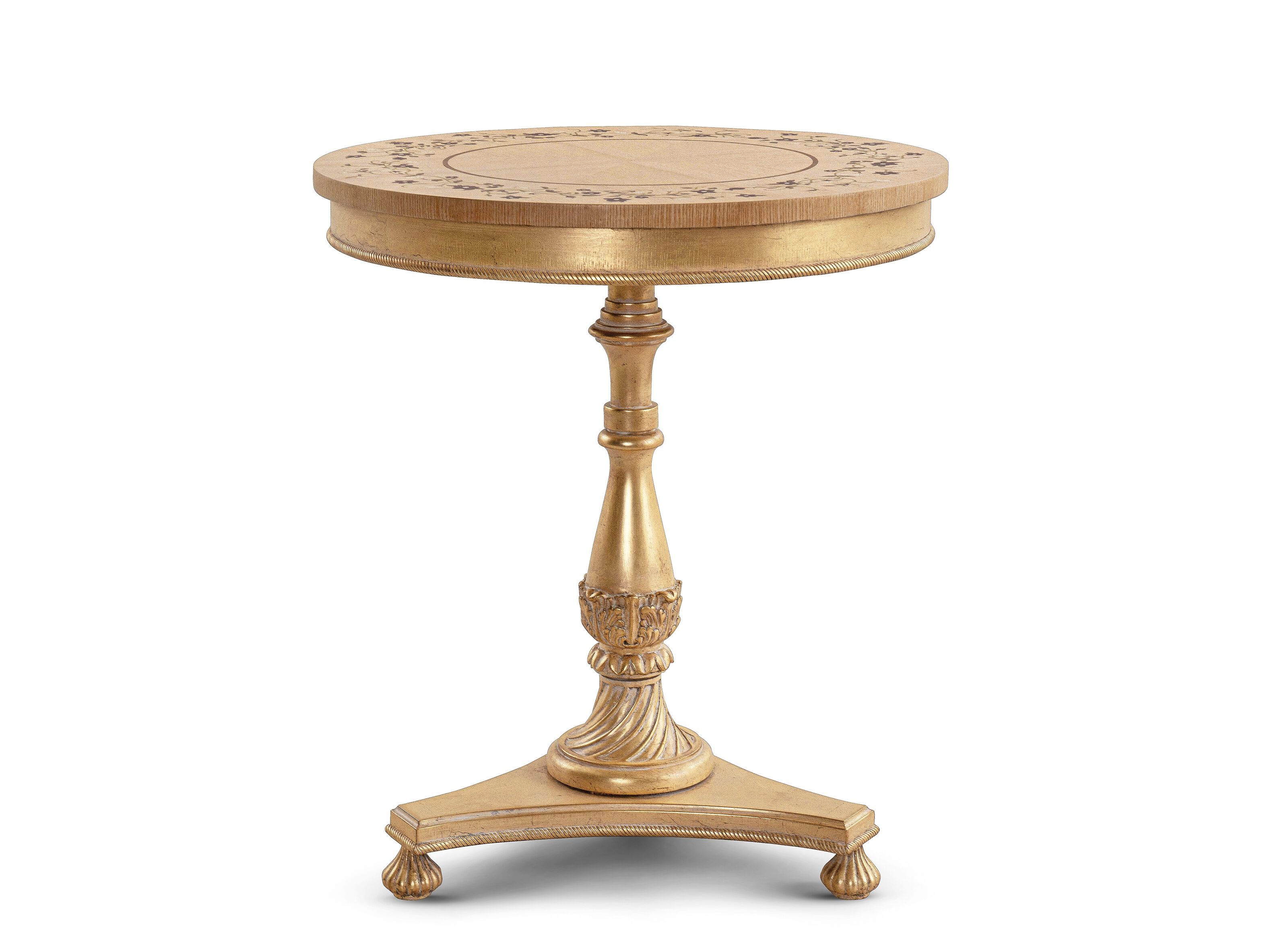 Круглый деревянный журнальный столик для гостиной Bellotti Ezio Cromie ARCH-00106884