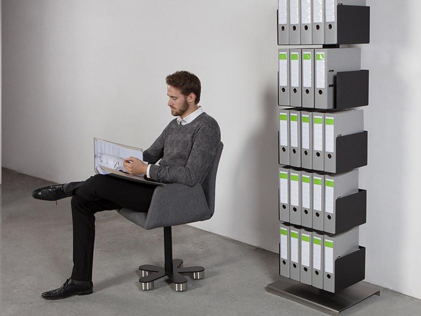 Wissmann raumobjekte Открытый лакированный офисный стеллаж  599  - Вид №1