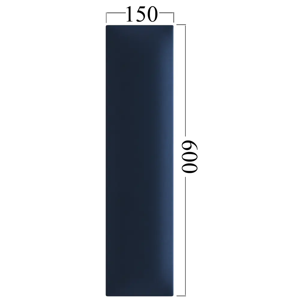 Панель тканевая Vilo 150x600 мм цвет темно-синий 85517695 STLM-2187272 Santreyd  - Вид №6