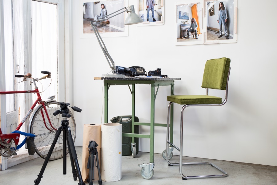 Стул барный Ridge Rib желтый Zuiver 1500208 - Вид №2