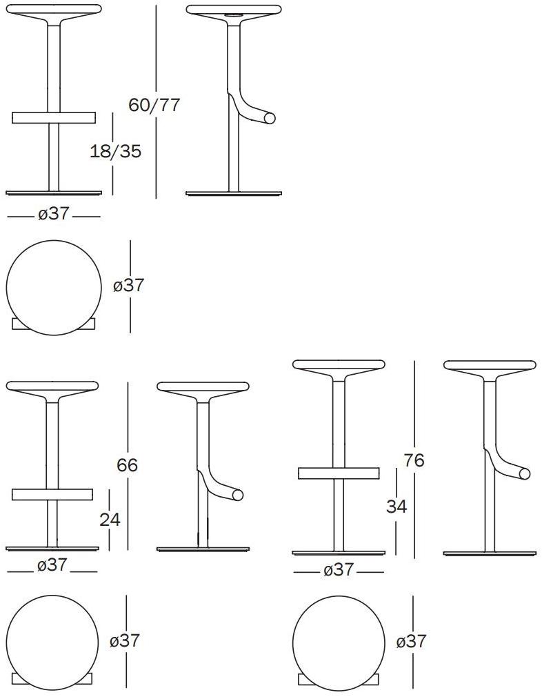 Magis Поворотный табурет sun-id-1416677 - Вид №4