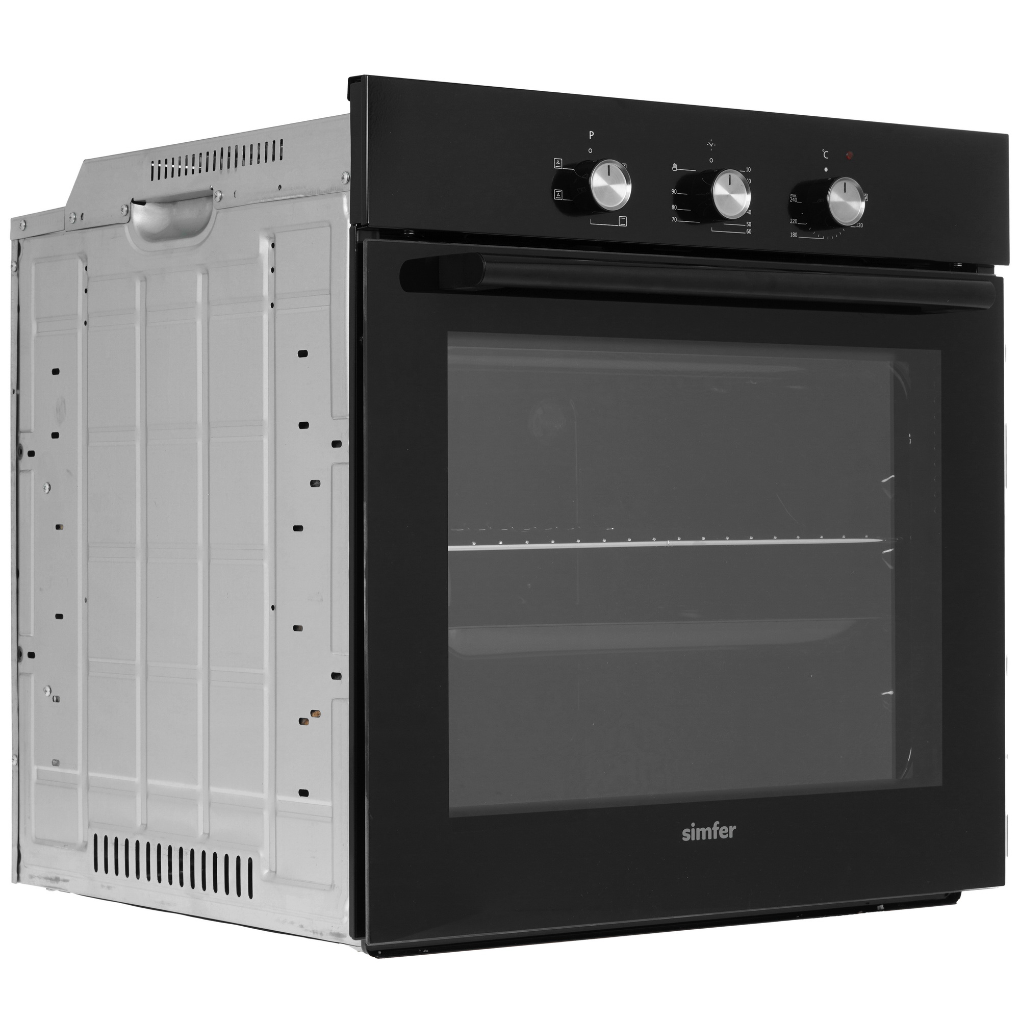 1115469 Электрический духовой шкаф Simfer B6EB16011 черный STDN-0119616 - Вид №1