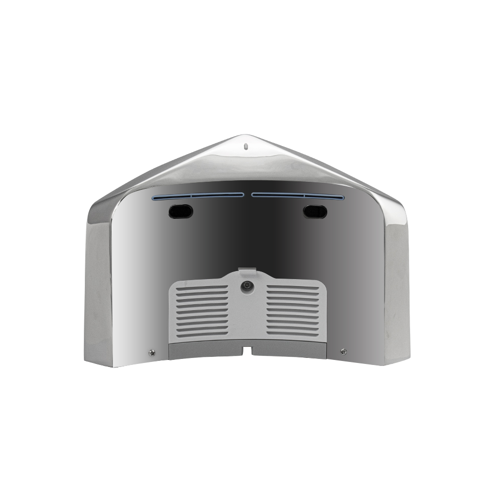 GFmark - Сушилка для рук, новая модель V-windblade - ПРЕМИУМ, 1100W, хромированная, из нержавеющей стали, антивандальная, код: 6869  - Вид №5