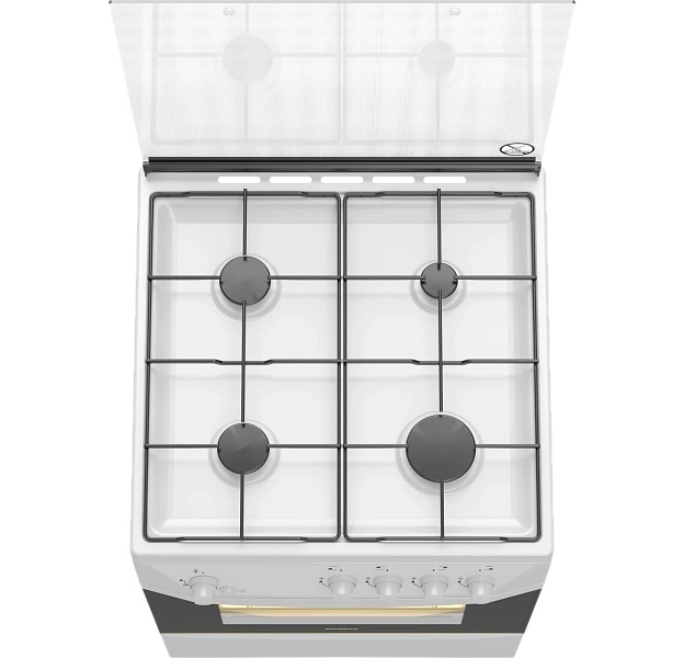 1009318 Газовая плита DARINA 1D GM141 007 W белый STDN-0063363 - Вид №3