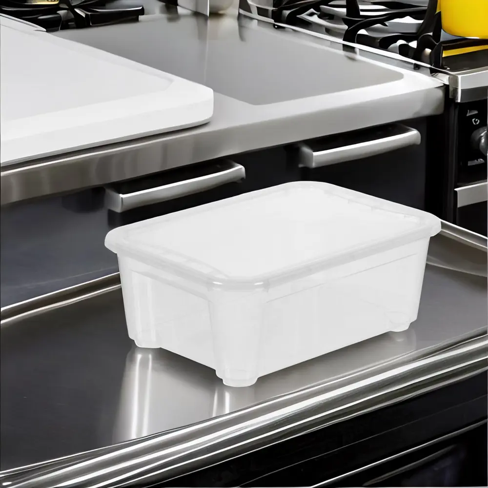 Santreyd Кристалл — прозрачный пластиковый контейнер 10 л с крышкой 18421401 STLM-0010741 - Вид №6