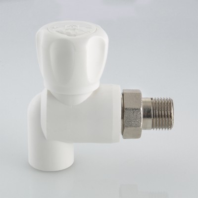 VTp.718.0.02004 Кран шаровой полипропиленовый со сгоном угловой Valtec 20 мм х 1/2"  - Вид №8