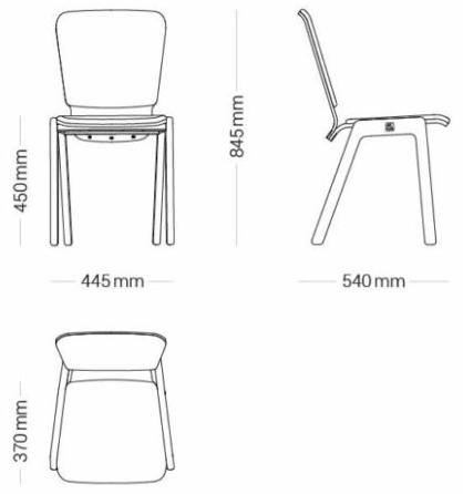Askia Стул из пробки штабелируемый Tipro sun-id-1424100 - Вид №5