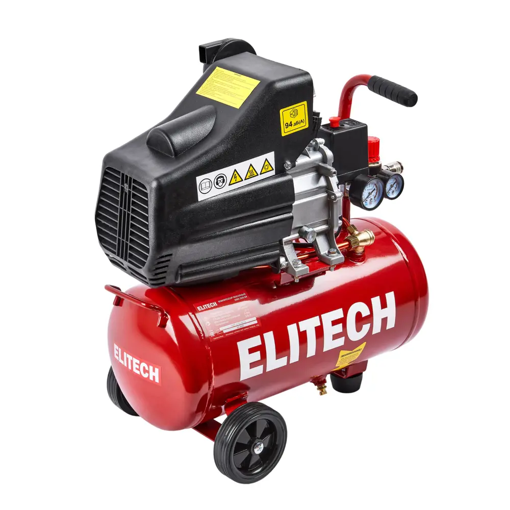 Компрессор сетевой поршневой масляный Elitech КМЛ 300-24, 24 л 240 л/мин STLM-2205675