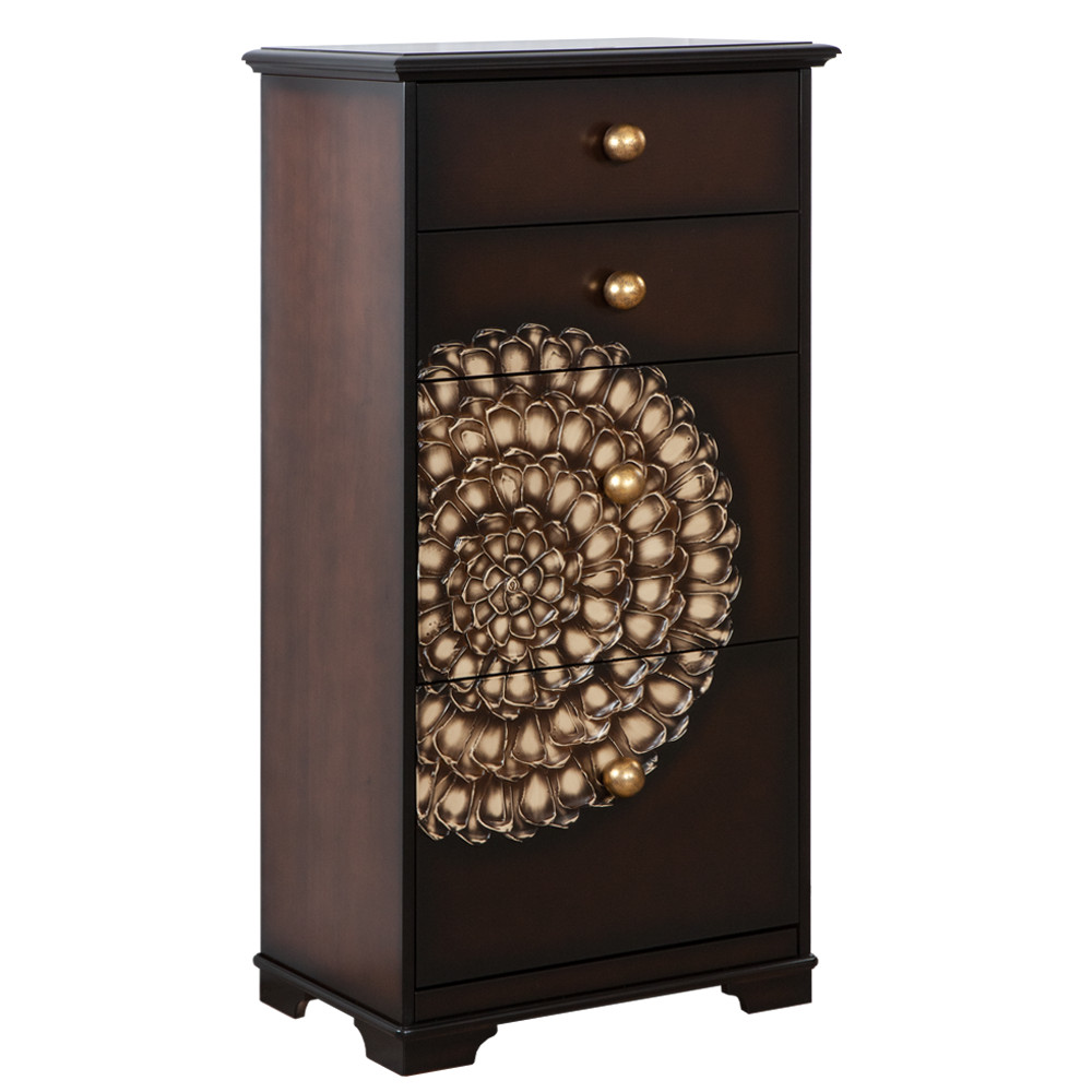 11557 Тумба для обуви Heri 4 Каштан BOGACHO 4627155818340 - Вид №4