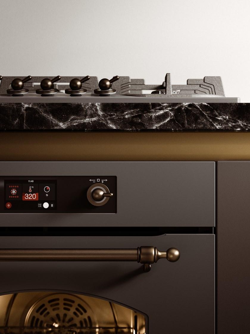 Ilve Многофункциональная встраиваемая духовка из нержавеющей стали Nostalgie Ov60snt3 Santreyd - Вид №1