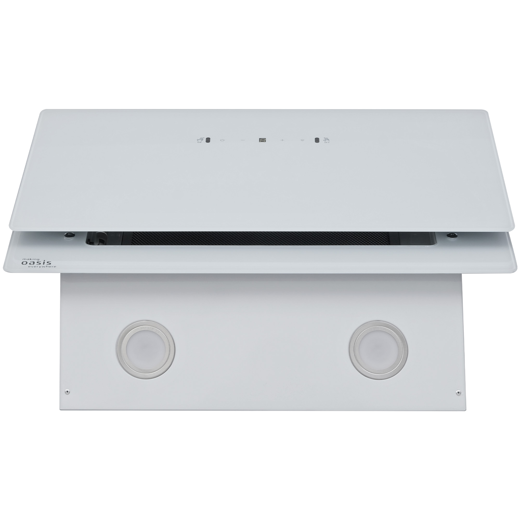 9213498 Вытяжка наклонная Oasis NR-60W белый/белый STDN-0042551 - Вид №3