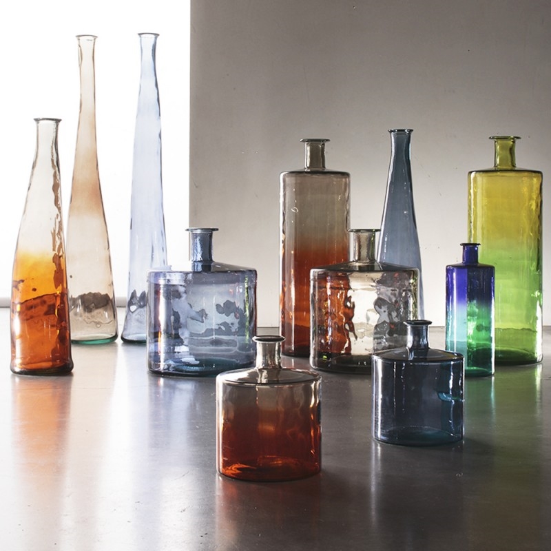 C172GRX14 Ваза Aurora Boreale Adriani e Rossi Желто-зеленый  - Вид №2