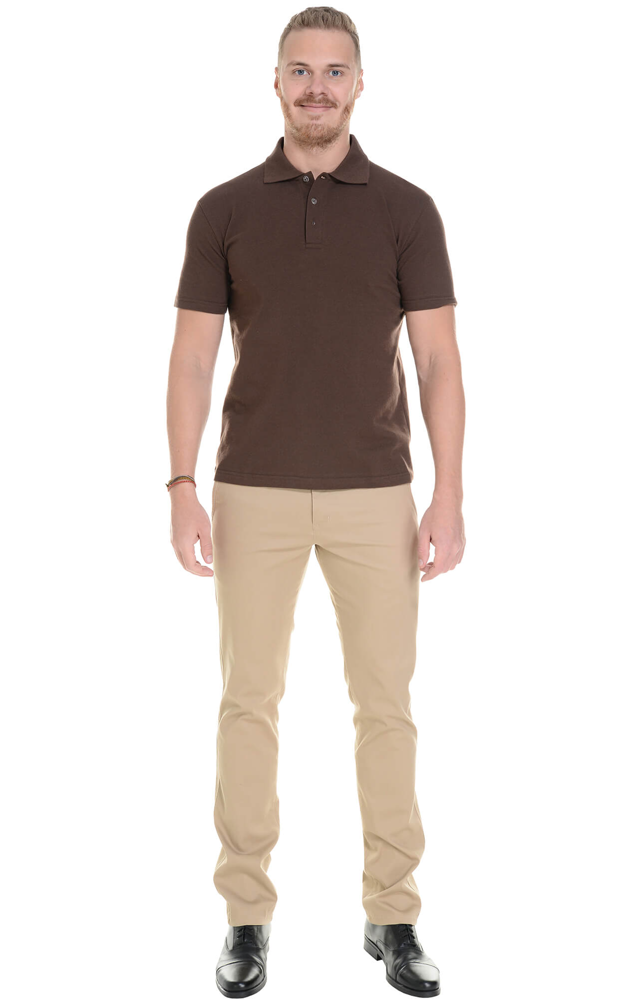 68261 Брюки  мужские beige (бежевые) El-Risto  Одежда для официантов  размер 50/170-176  - Вид №2