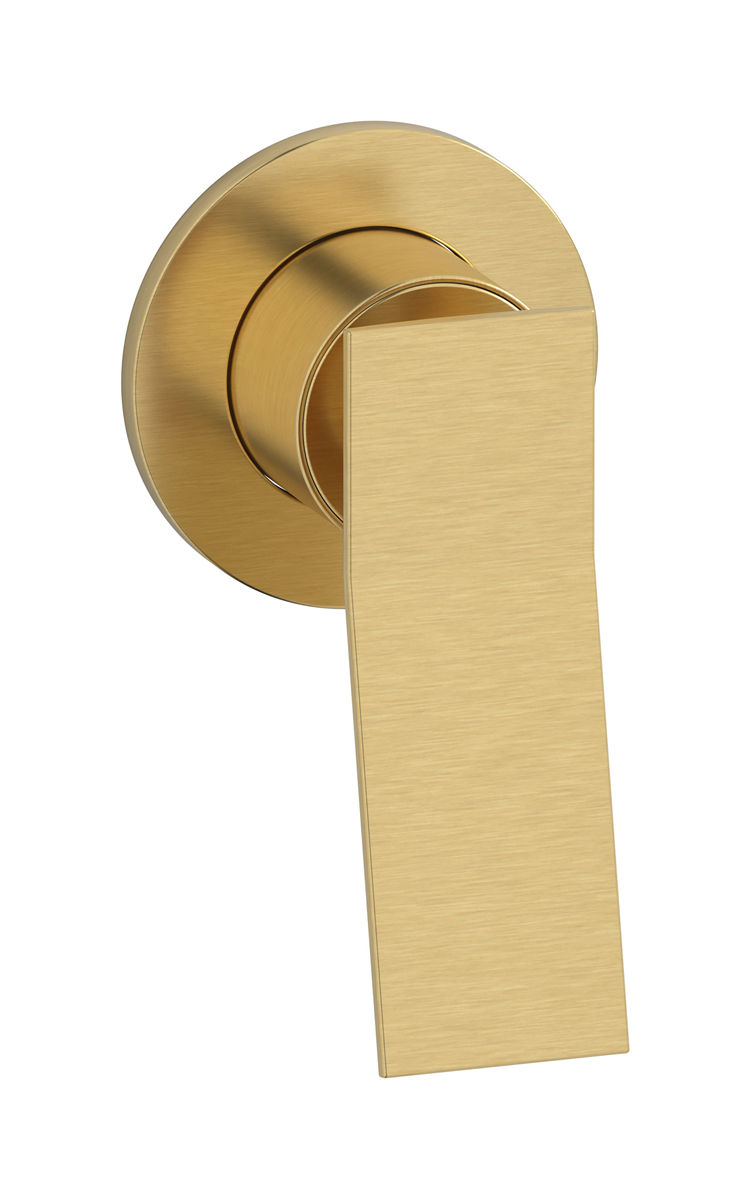 Внешние части встроенного смесителя на 1 потребителя WE ARE IB wa300cc Brushed Gold Wave