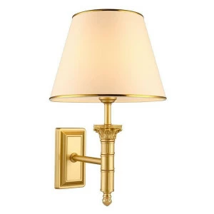 Бра Arte Lamp Budapest A9185AP-1SG ARTE LAMP  078933 Белый;золото