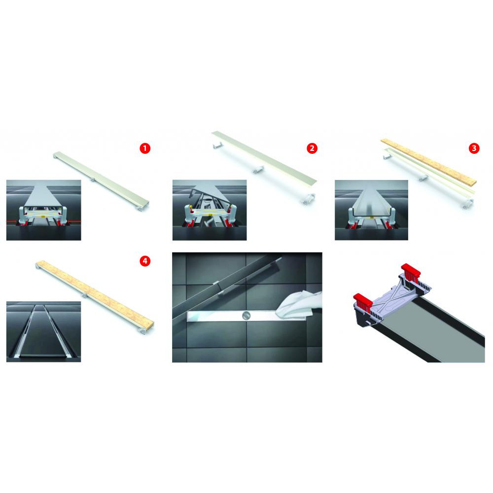 090038 Желоб водосток C1 Norma 700  Berges C1 Norma  - Вид №7