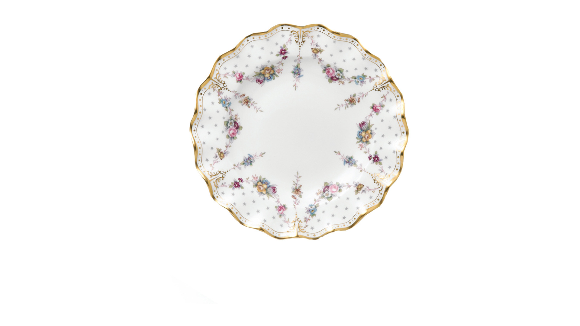 10676170 Royal Crown Derby Сервиз столовый Royal Crown Derby Роял Антуанетта на 6 персон 21 предмет, фарфор Фарфор костяной  - Вид №6