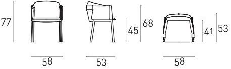 Living Divani Стул с обивкой и подлокотниками sun-id-1418676 - Вид №5