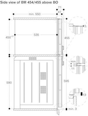 Gaggenau Комбинированная микроволновая печь Serie 400 Bm451100 - Вид №5