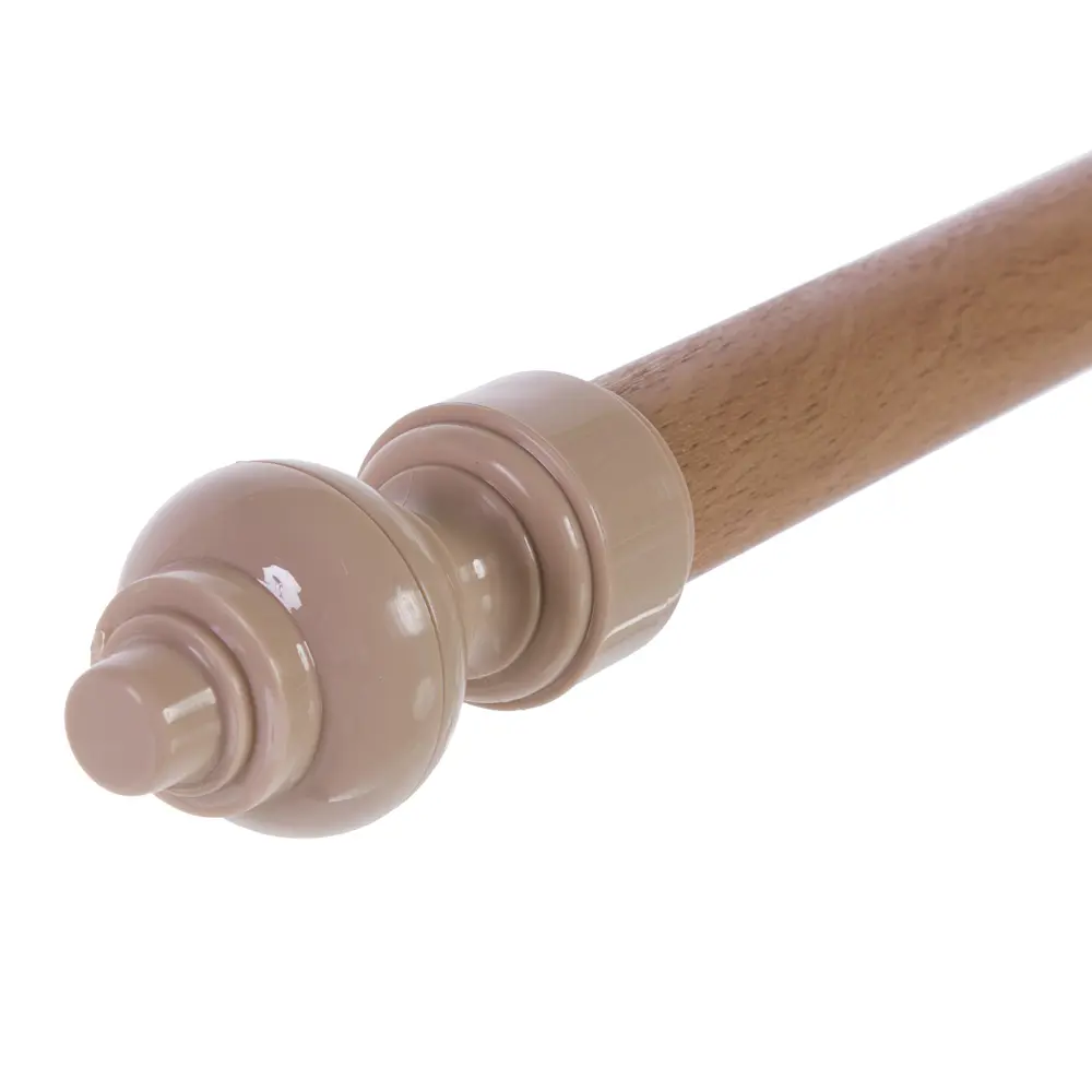 Карниз однорядный 160 см пластик цвет бук РУССКИЕ КАРНИЗЫ Стандарт STLM-2017602