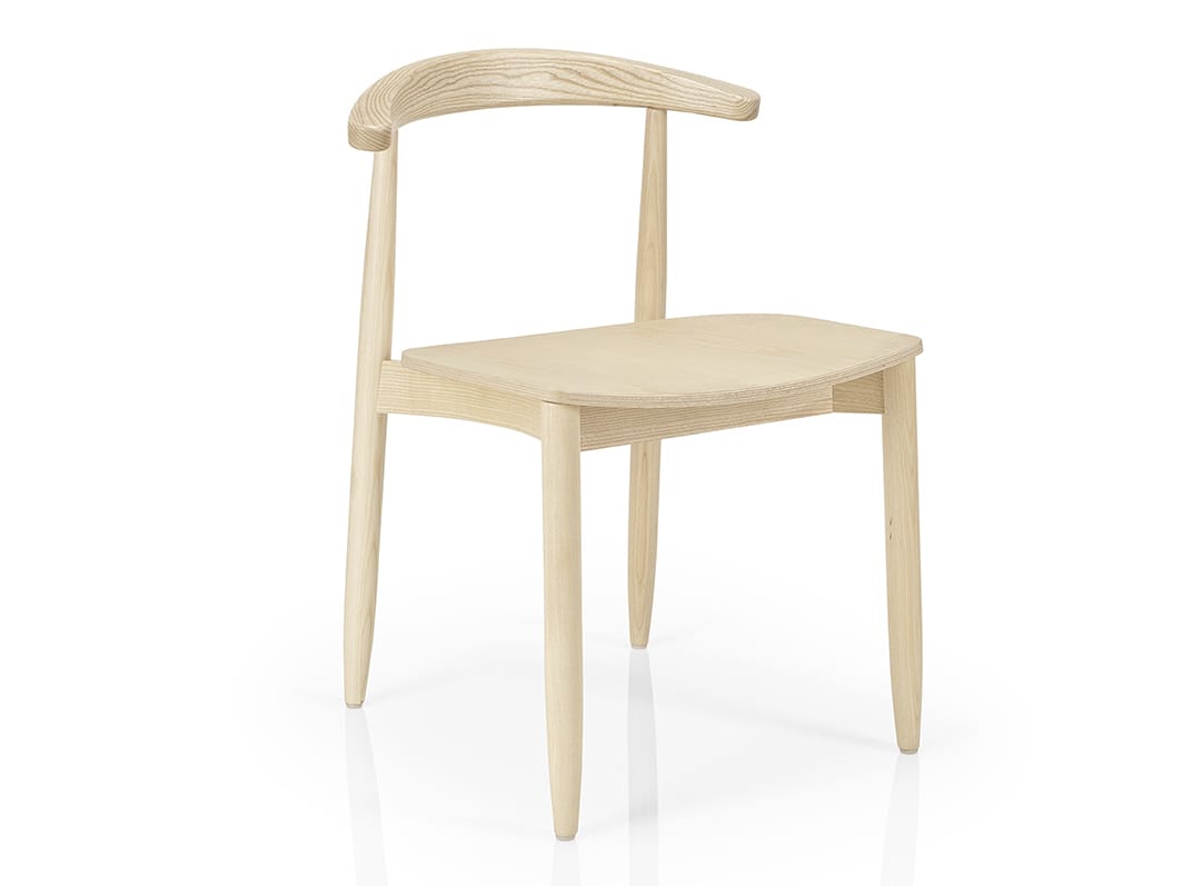 Деревянный стул ресторана с открытой спинкой More Contract Joanna ARCH-00071095