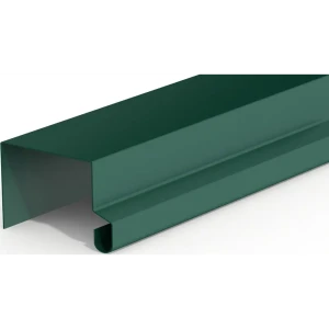 П-планка для профнастила 20x10x15 мм 2 м 0.4 мм RAL 6005 зеленый 86778567 STLM-2073041