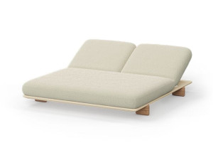 Садовая кровать с откидной спинкой из ткани