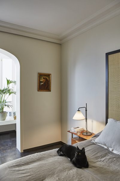 073580 Настольная лампа Funiculí S Fabric песочная Marset Funiculi 