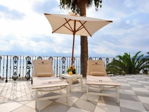 Scolaro Parasol Квадратный зонт в ироко Palladio Pas