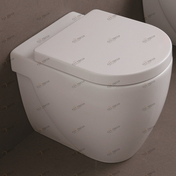 03NI Приставной унитаз напольный Белый Olympia Ceramica NICOLE Италия