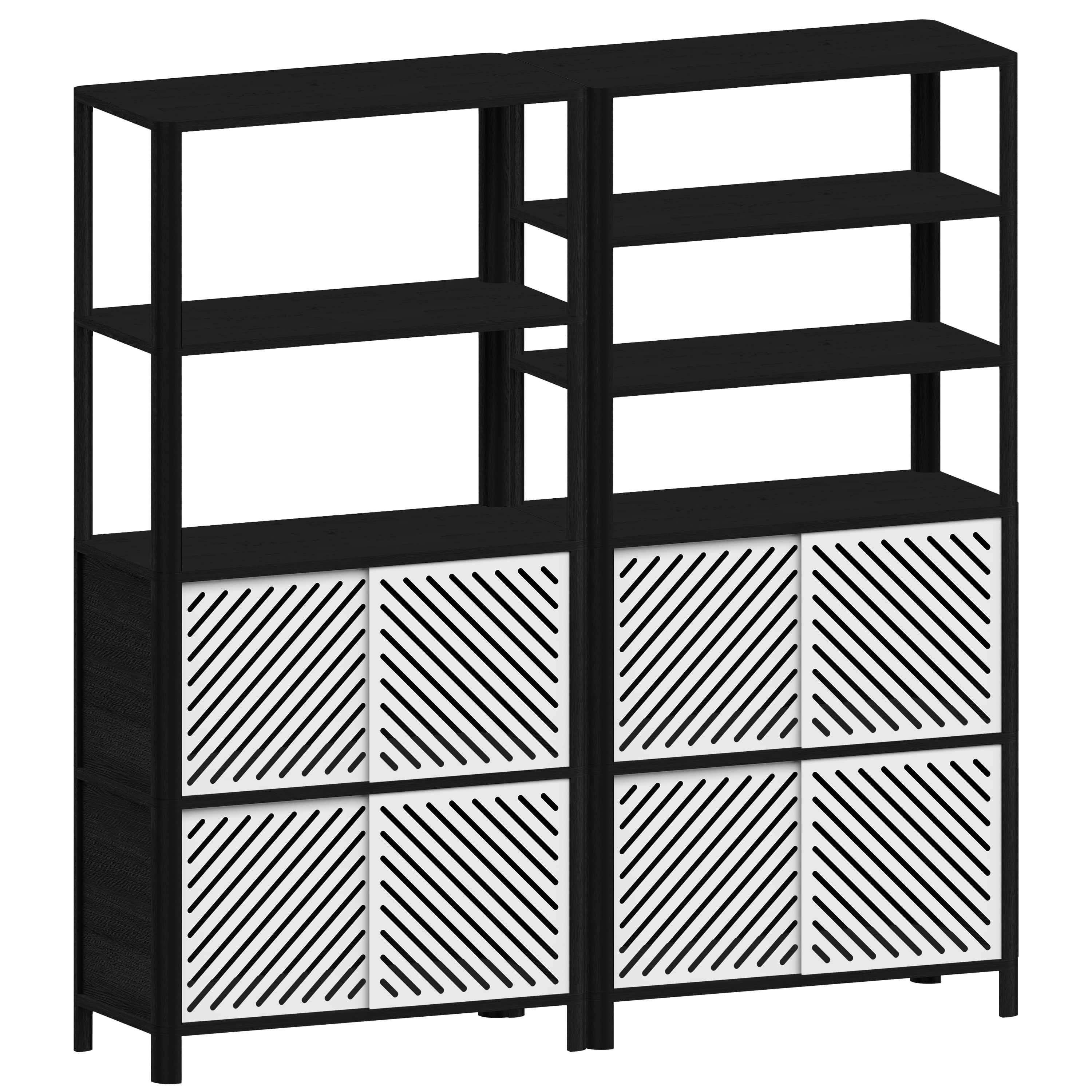 Модульный книжный шкаф из массива дерева Woodendot Cloe ARCH-00016781 - Вид №7