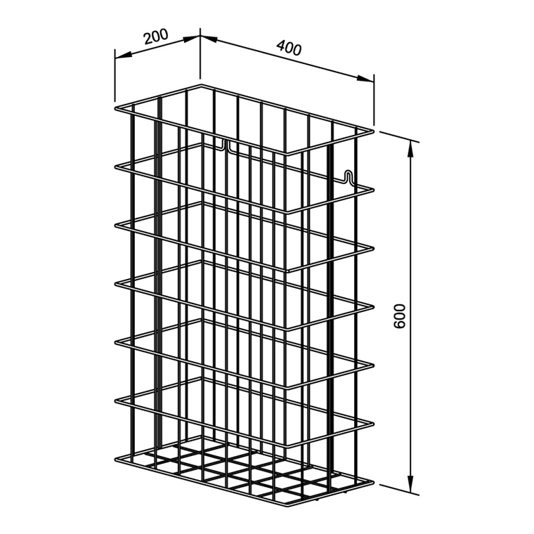 922931 Корзина для мусора нержавеющая сталь WP151-1 WAGNER_EWAR Wagner Ewar  - Вид №1